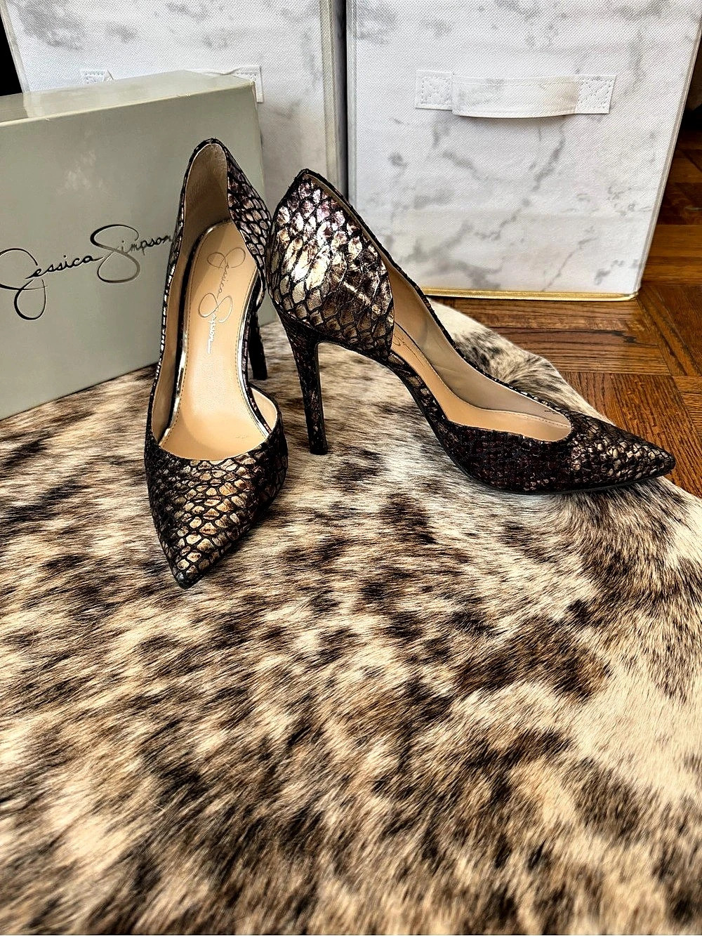Jessica Simpson Prizma D'Orsay Pump Pointed Toe Heels